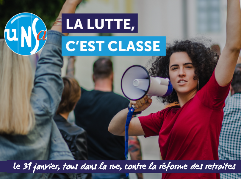 Le 31 janvier, mobilisons-nous contre ce projet de la réforme des retraites !